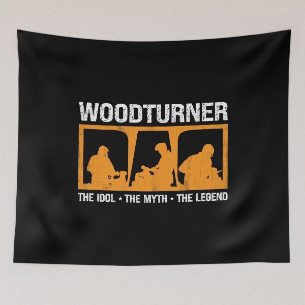 Item preview, Woodturner Dad The Idol The Myth Loves Woodworking designed and sold by tshirtconcepts.