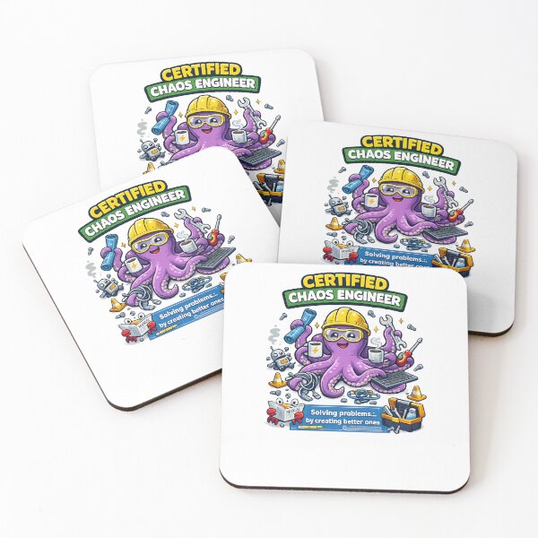 Item preview, Certified Chaos Engineer Funny Octopus Vector  designed and sold by wizooo411.