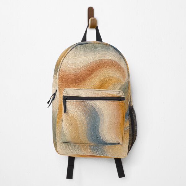 Item preview, Ochre and Blue Undulations designed and sold by Ingorgia Studio.