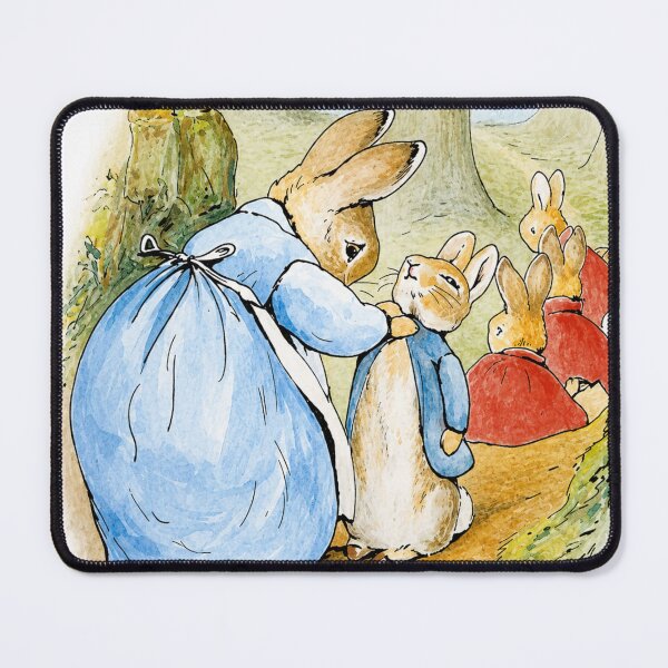 Item preview, Peter Rabbits Family - Vintage Watercolor Bunny Illustration for Nursery Decor designed and sold by RickE.