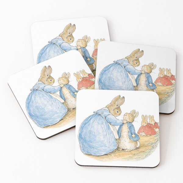 Item preview, Peter Rabbits Family - Vintage Watercolor Bunny Illustration for Nursery Decor designed and sold by RickE.