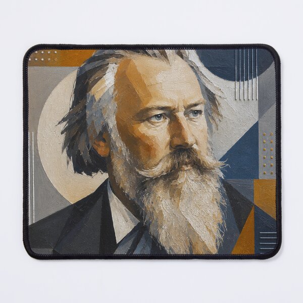 Item preview, Johannes Brahms, German composer and pianist painting. designed and sold by GalleryKauffeld.