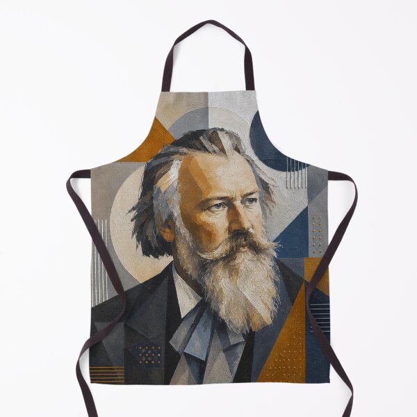 Item preview, Johannes Brahms, German composer and pianist painting. designed and sold by GalleryKauffeld.