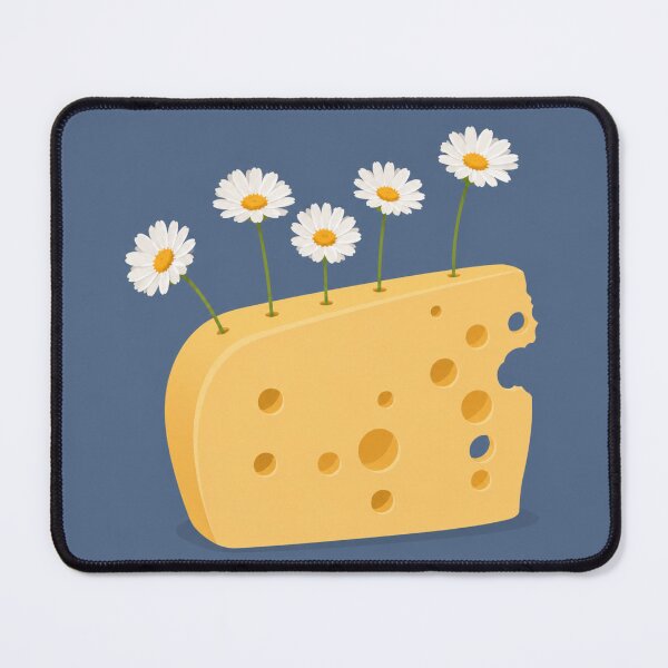 Item preview, Swiss Cheese with Daisy Flowers designed and sold by minbadesign.