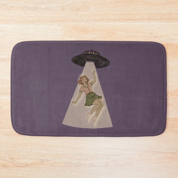 Item preview, Retro Pin-Up Alien Abduction designed and sold by ellealsopaints.