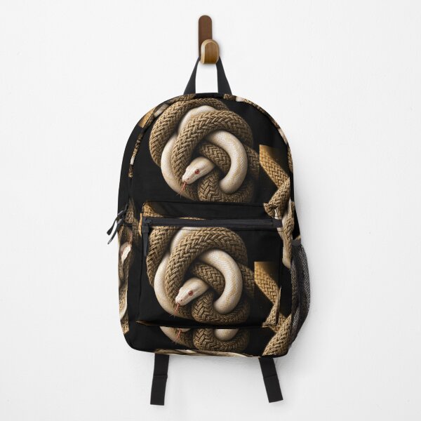 Item preview, Albino Snake Coiled Within Braided Rope | Dark Fine Art designed and sold by Kimberly Palmer.