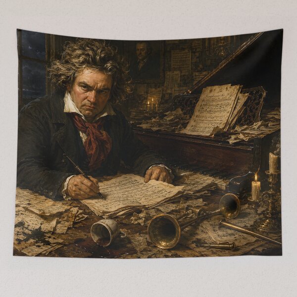 Item preview, Ludwig van Beethoven Stormy Night Ninth Symphony designed and sold by DoReMiStudio.