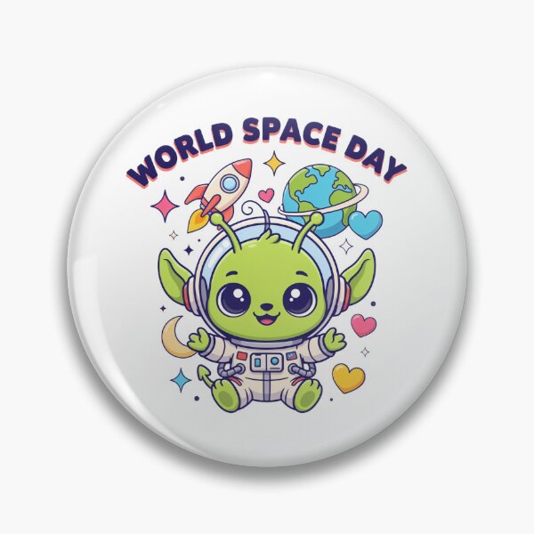 Item preview, World Space Day Cute Alien Puppy Astronaut Kawaii Space T-Shirt v2 designed and sold by DarylWelsh2024.