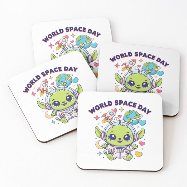 Item preview, World Space Day Cute Alien Puppy Astronaut Kawaii Space T-Shirt v2 designed and sold by DarylWelsh2024.