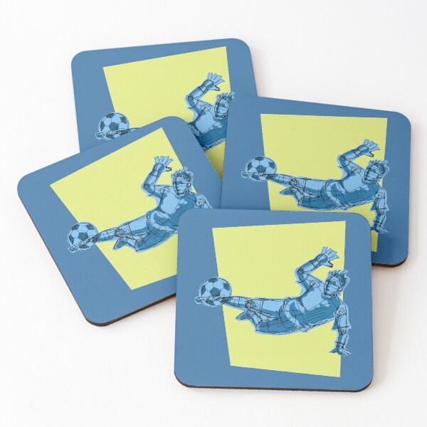 Item preview, Yes Goalkeeper With Blue Background designed and sold by missmann.