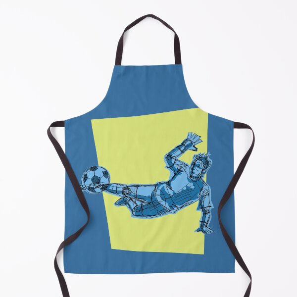 Item preview, Yes Goalkeeper With Blue Background designed and sold by missmann.
