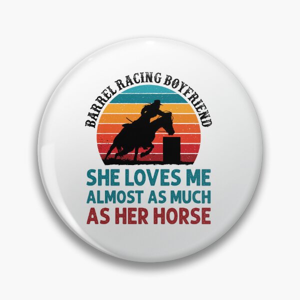 Item preview, Funny Barrel Racing Boyfriend Loves Horse designed and sold by jaygo.