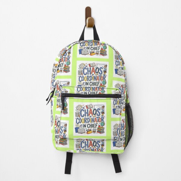 Item preview, Chaos Coordinator In Chief - Cute Whimsical Teacher Sticker designed and sold by Scro-Ciob-Shop.