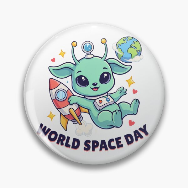 Item preview, World Space Day Cute Alien Puppy Astronaut Kawaii Space T-Shirt v3 designed and sold by DarylWelsh2024.