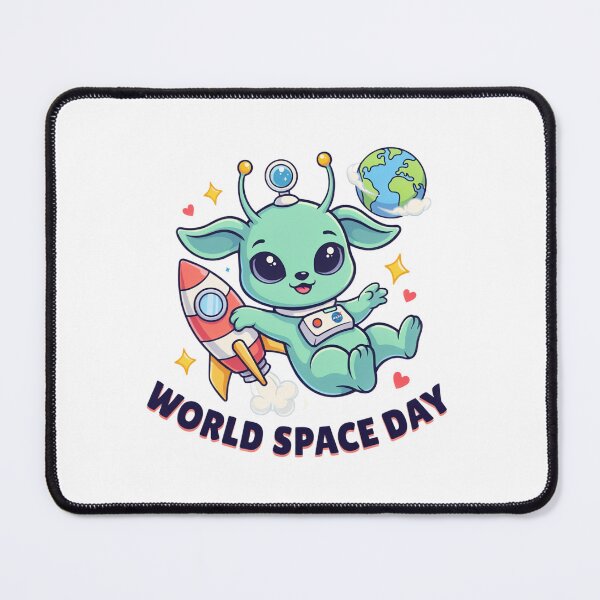 Item preview, World Space Day Cute Alien Puppy Astronaut Kawaii Space T-Shirt v3 designed and sold by DarylWelsh2024.