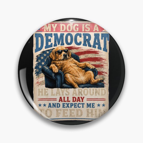 Item preview, My Dog is a Democrat, Free Housing Humor T-Shir designed and sold by DreamersDNArt.