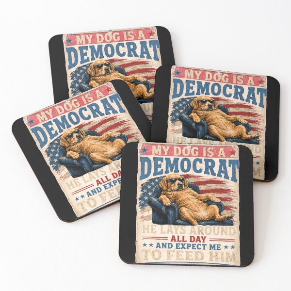 Item preview, My Dog is a Democrat, Free Housing Humor T-Shir designed and sold by DreamersDNArt.