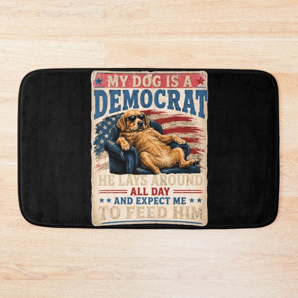 Item preview, My Dog is a Democrat, Free Housing Humor T-Shir designed and sold by DreamersDNArt.