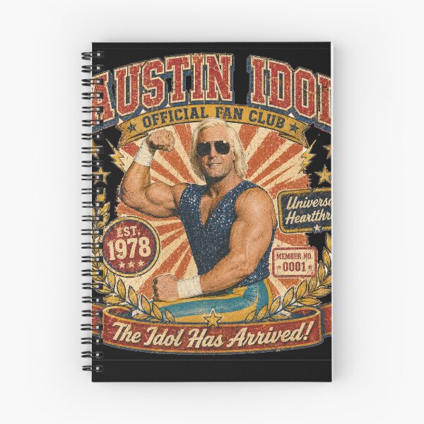 Item preview, Austin Idol Official Fan Club Vintage Wrestling T-Shirt | Universal Heartthrob 1978 Retro Graphic designed and sold by The Irish Whip.