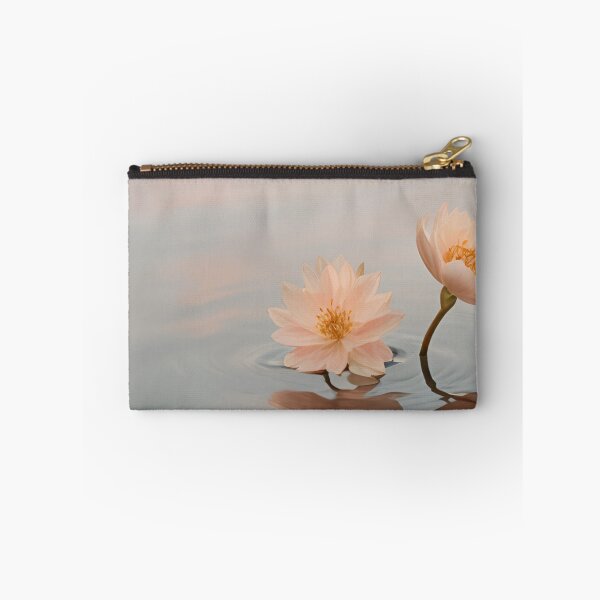 Item preview, Serene Lily Reflection | Soft Floral Sunset Water Aesthetic designed and sold by StudiobyTara.