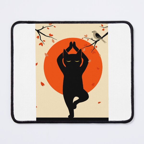 Item preview, cat yoga designed and sold by PurrfectHome.