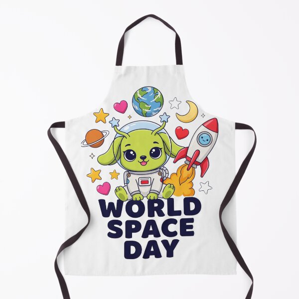 Item preview, World Space Day Cute Alien Puppy Astronaut Kawaii Space T-Shirt v5 designed and sold by DarylWelsh2024.
