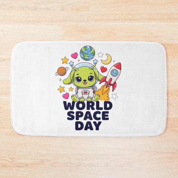 Item preview, World Space Day Cute Alien Puppy Astronaut Kawaii Space T-Shirt v5 designed and sold by DarylWelsh2024.