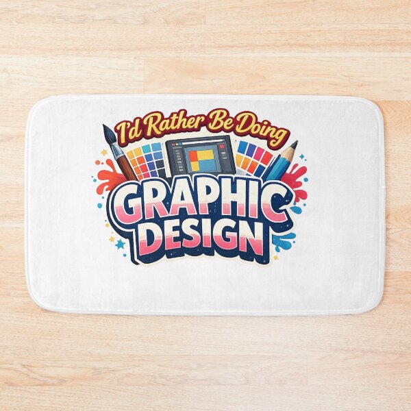 Item preview, I'd rather be doing graphic design designed and sold by Darksun427.