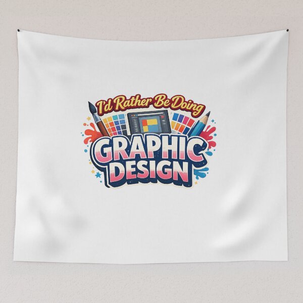 Item preview, I'd rather be doing graphic design designed and sold by Darksun427.