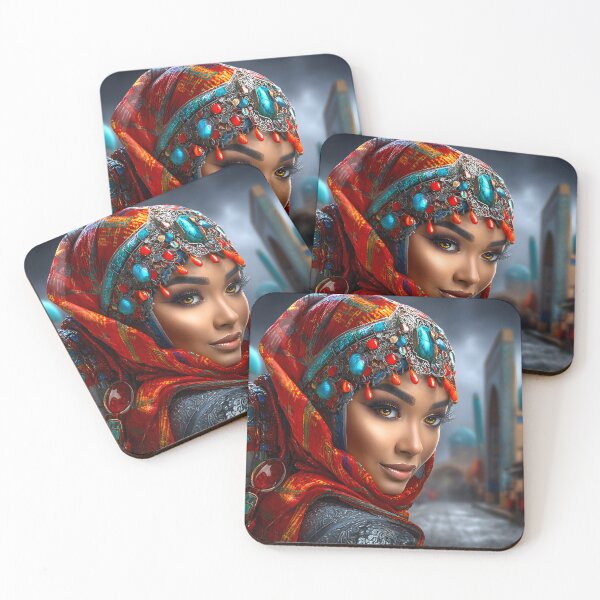 Item preview, Majestic Woman in Traditional Attire and Accessories designed and sold by Artessie.