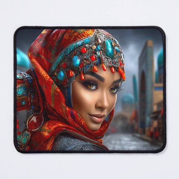 Item preview, Majestic Woman in Traditional Attire and Accessories designed and sold by Artessie.