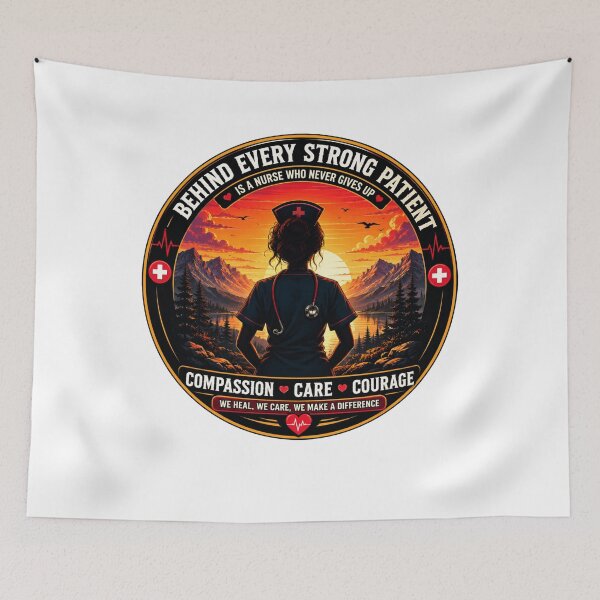 Item preview, Strong Patients Need Strong Nurses designed and sold by PawFusionArt.