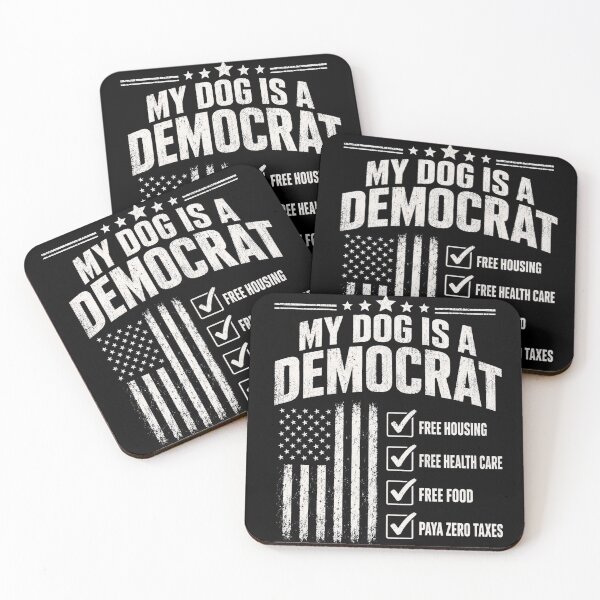 Item preview, Retro My Dog Is A Democrat Free Housing Funny T-Shirt, Political Humor Gift, Dog Lover Graphic Tee, Patriotic Meme Shirt designed and sold by Trendably.