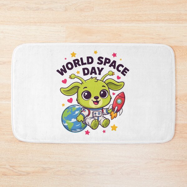 Item preview, World Space Day Cute Alien Puppy Astronaut Kawaii Space T-Shirt v6 designed and sold by DarylWelsh2024.