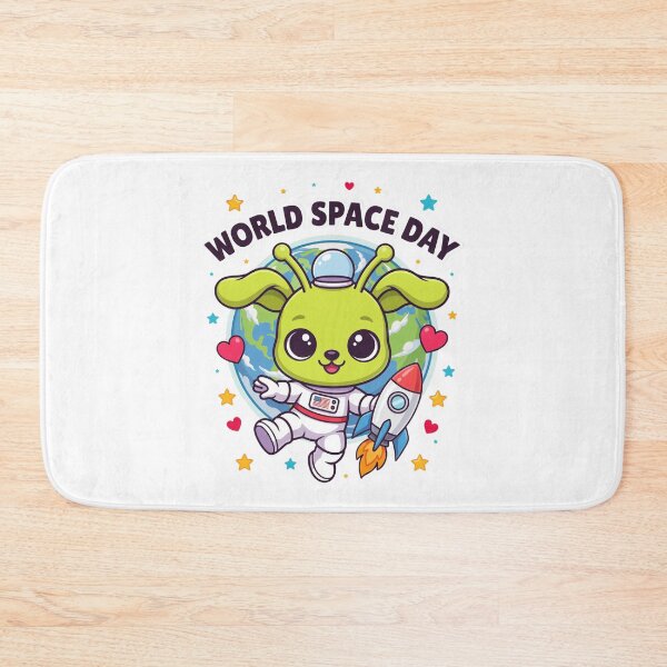 Item preview, World Space Day Cute Alien Puppy Astronaut Kawaii Space T-Shirt v7 designed and sold by DarylWelsh2024.