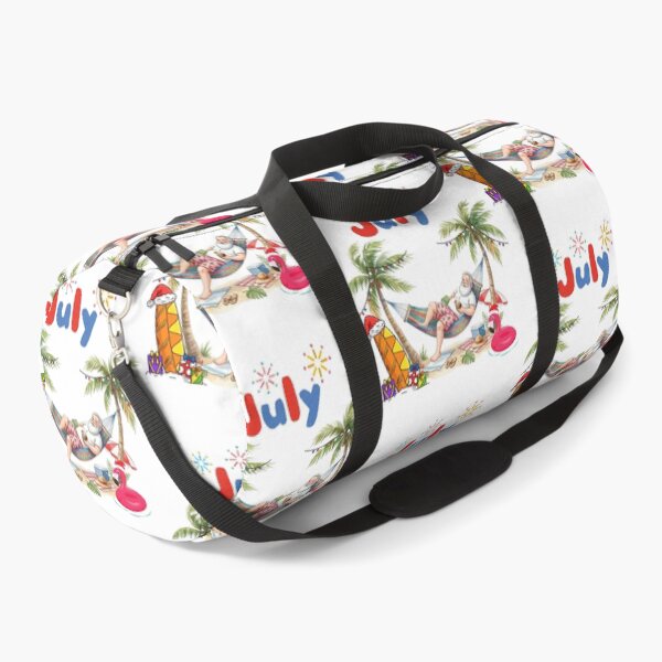 Item preview, Christmas in July Santa Claus Relaxing on Tropical Beach designed and sold by VibranPalette.