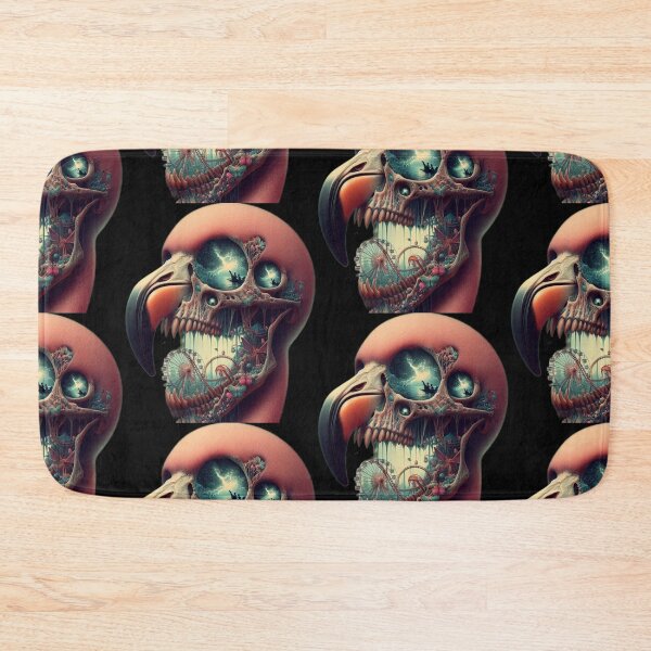 Item preview, Stormy Fairground – Gothic Flamingo Skull Carnival designed and sold by LujziWorld.