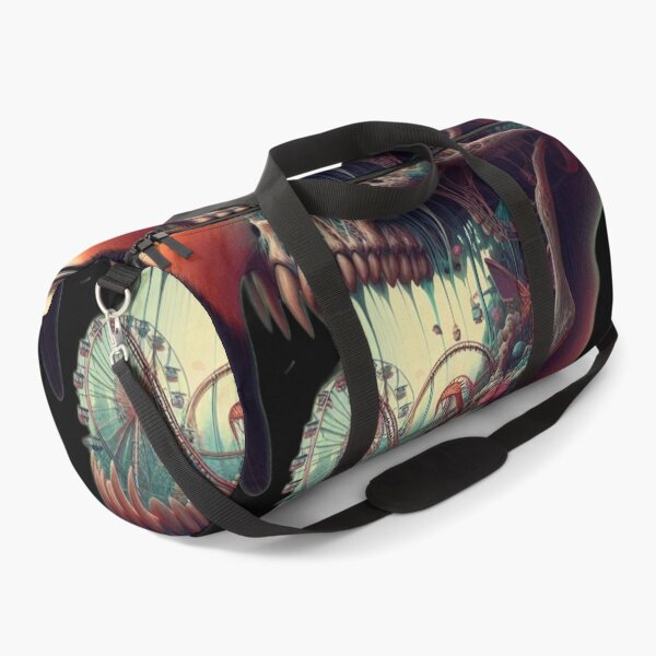 Item preview, Stormy Fairground – Gothic Flamingo Skull Carnival designed and sold by LujziWorld.