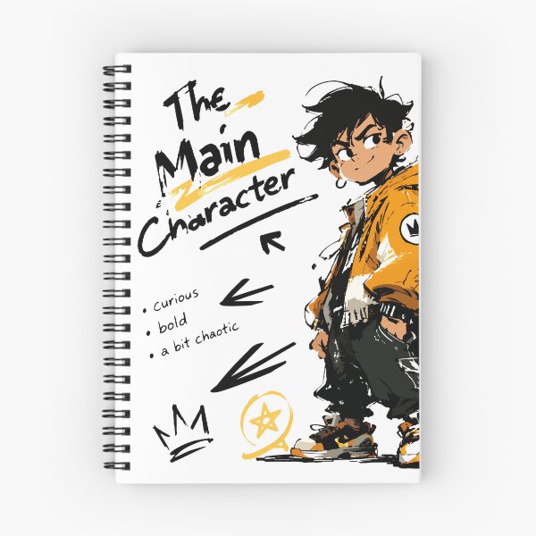 Item preview, The Main Character Anime Style Cool Art designed and sold by RamyGallery.