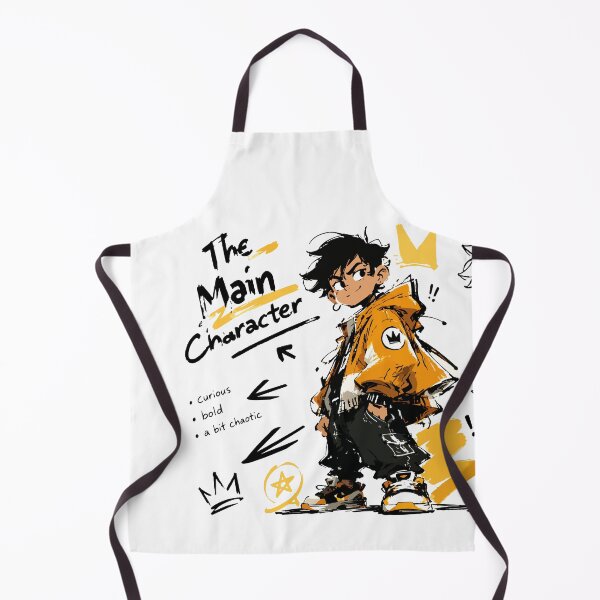 Item preview, The Main Character Anime Style Cool Art designed and sold by RamyGallery.