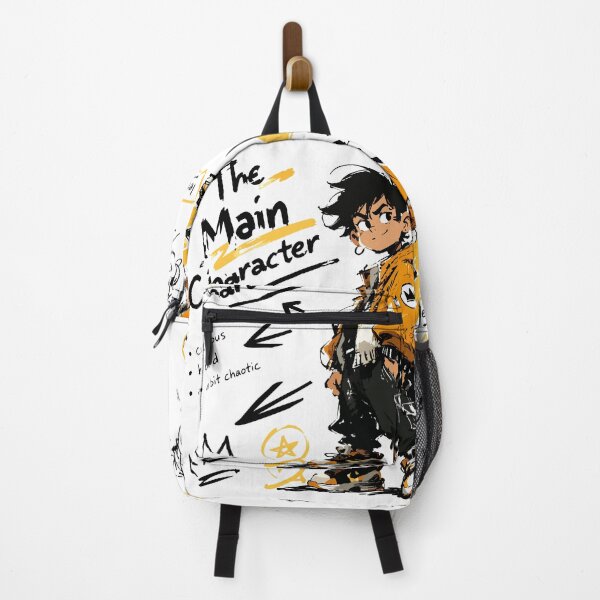 Item preview, The Main Character Anime Style Cool Art designed and sold by RamyGallery.