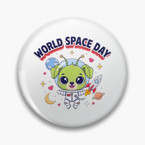 Item preview, World Space Day Cute Alien Puppy Astronaut Kawaii Space T-Shirt v8 designed and sold by DarylWelsh2024.