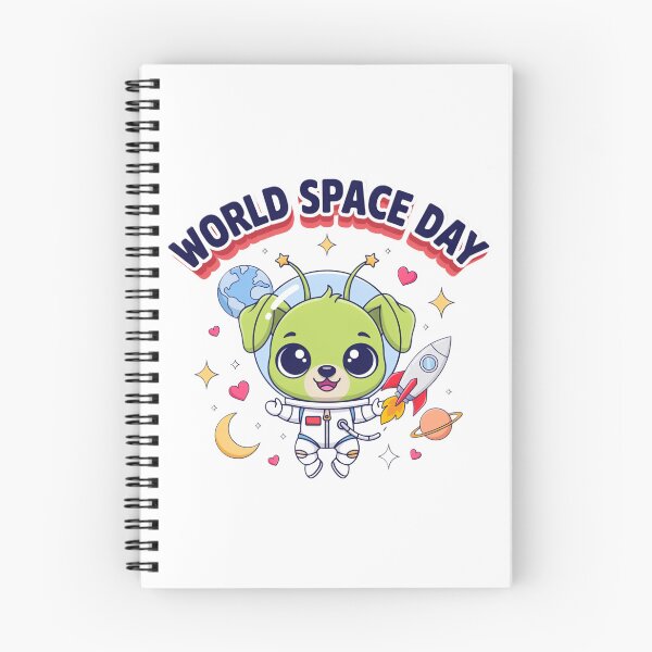 Item preview, World Space Day Cute Alien Puppy Astronaut Kawaii Space T-Shirt v8 designed and sold by DarylWelsh2024.