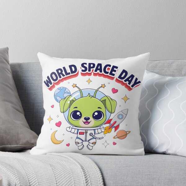 Item preview, World Space Day Cute Alien Puppy Astronaut Kawaii Space T-Shirt v8 designed and sold by DarylWelsh2024.