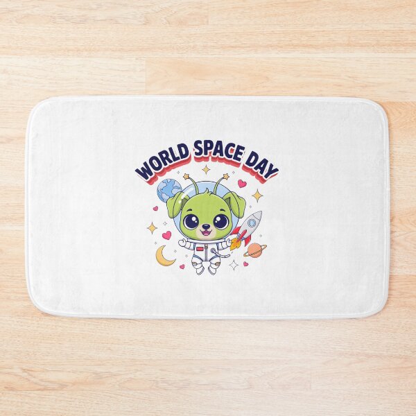 Item preview, World Space Day Cute Alien Puppy Astronaut Kawaii Space T-Shirt v8 designed and sold by DarylWelsh2024.