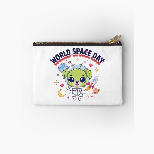 Item preview, World Space Day Cute Alien Puppy Astronaut Kawaii Space T-Shirt v8 designed and sold by DarylWelsh2024.