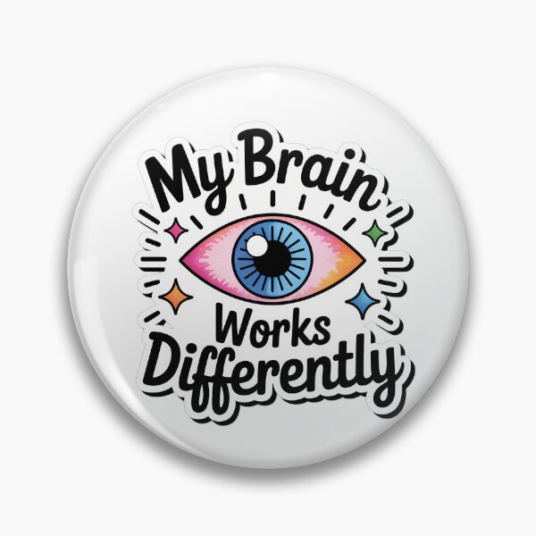 Item preview, My Brain Works Differently designed and sold by NiftyWrx.