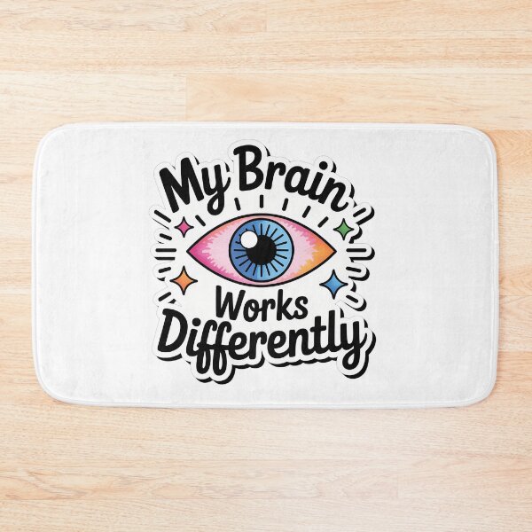 Item preview, My Brain Works Differently designed and sold by NiftyWrx.