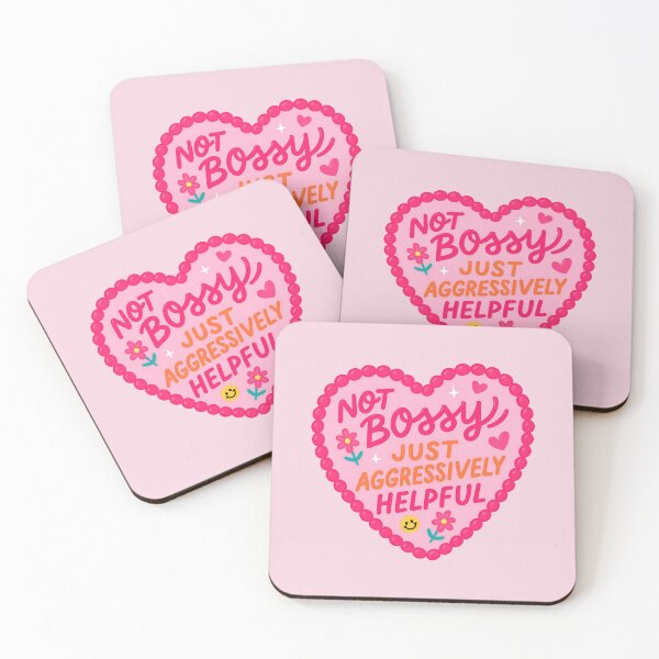 Item preview, Aggressively Helpful - Funny Feminist Heart Sarcastic Quote designed and sold by ronakris009.