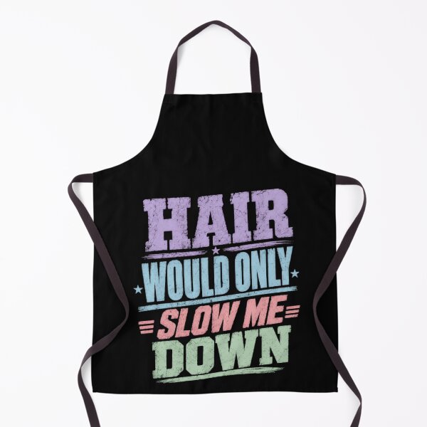 Item preview, Hair Would Only Slow Me Down Funny Bald Man Shaved Head Gift designed and sold by HumansStuck12.